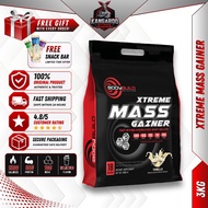 Bodybuild Xtreme Mass Gainer 6.6lbs/13lbs (3kg/6kg) Protein + free gift 🎁 original 100 % made in USA