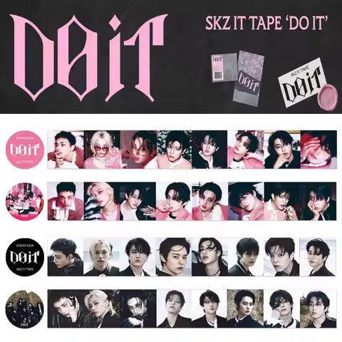New Stray Kids and Paper Tape Mini Album《DO IT》Stickers SKZOO Peripheral Handbooks Decorative Sticke