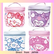 Hatayama Shoji Sanrio Mirrored Vanity Pouch, Decora, Hello Kitty, Approx. H17 x W17 x D17cm, 3420314