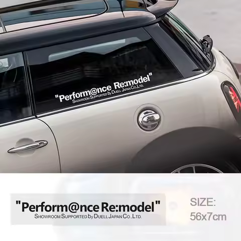 Duell Performance stickers For Mini Cooper sticker For mini cooper f56 R55 R56 R60 R61 F54 F55 F56 F