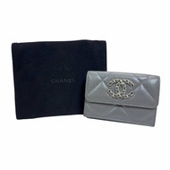CHANEL 19 多摺 迷你銀包