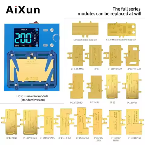 JC Aixun iHeater Pro Android For iPhone11 12 13 14 15 16Pro Max Mainboard Stratified Heating Separat