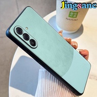 Jingsanc vỏ cho Samsung Galaxy A56 5g Ốp điện thoại bằng da sang trọng viền mềm bao gồm tất cả ống k