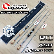EUPRO SILENT KILLER 1PIECE DAN 2PIECE SPINNING / BAITCASTING (BC) FISHING ROD