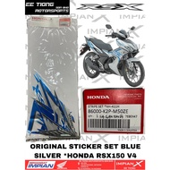 STICKER SET SILVER BLUE *86000-K2P-M50ZE FOR HONDA RSX150 V4 ORIGINAL BSH HONDA SPAREPARTS LAST STOC