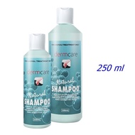 DERMCARE NATURAL SHAMPOO Mild Hypoallergenic Shampoo 250 มล. (1 ขวด) แชมพูสุนัข แชมพูแมว แชมพูสัตว์เลี้ยง สำหรับผิวแพ้ง่ายและบอบบาง