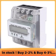 3 Phase 4 Wire Meter 220/380V 20-80A Consumption KWh Meter Rail Installation Digital Electric Power 