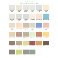 ✁ ◱ ☬ BOYSEN PERMACOAT LATEX PAINT COLOR SERIES WINTER MORNING (B-7502)