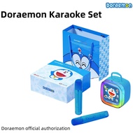 Doraemon Karaoke Set K88 with 2 Wireless Microphones, Stereo Portable Wireless Bluetooth Speaker, Mi