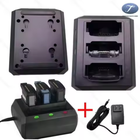 Battery Charging Cradle 3-Slot With Adapter For Zebra MC9300 MC930B (no battery)