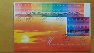 香港 1997 年發行的 通用郵票 首日封 香港夜景