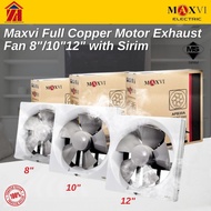 L MALL MAXVI APB20A/25A/30A WALL EXHAUST FAN 8" 10" 12"