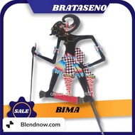 BIMA WAYANG KULIT KERTAS BAHAN DUPLEK WAYANG WERKUDARA JAGAL ABILAWA
