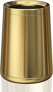 8L/2.1 Gallon Stainless Steel Trash Can,Top Opening Conical Garbage Can, Waste Bin Used in Bathroom,