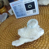 Ring Jadeite White Jade JadeSnow Size 15.77