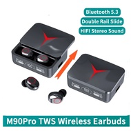 New TWS M90pro True Wireless Headphones Bluetooth 5.2 Headphones Wireless Subwoofer Music Bluetooth earphone