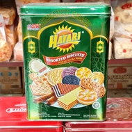 hatari assorted biscuit 700 gr - biskuit hatari kaleng