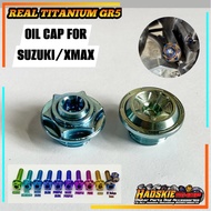 REAL TITANIUM GR5 ENGINE OIL CAP FOR SUZUKI & XMAX GR5 Titanium