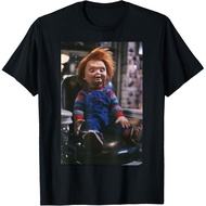 Chucky Sitting in Barber Chair T-shirt T-Shirt