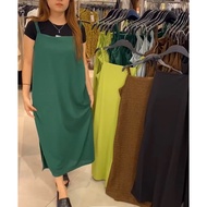 HM FINE SLIT LONG DRESS Original STORE