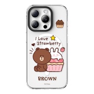 (เคส MagSafe&Clear)เคสไลน์เฟรนด์แท้ Line Friends 100%เคส iPhone สำหรับ iPhone17 17promax เคส Magsafe