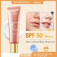 ELLEN ELLA-New Upgraded Tone Lifting Sunscreen SPF50++, Restores Sunburned Skin