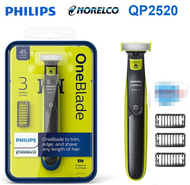 philips OneBlade QP2520/QP2630  Hybrid Stubble Trimmer and Shaver with 4 x Lengths and One Extra Blade