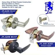 JTC 6491 Hard-Lock Tubular Lever Cylindrical Lock Set Door Lock Door Knob Tombol Pintu Bilik Rumah