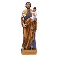☫Saint Joseph With Child Resin Religious Statue Resin Handcrafted God Statue Religious Catholic lP