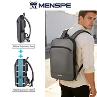 MENSPE Men Backpack Business Laptop Backpack Expandable Large Capacity Travel Backpack Men 15.6inch 