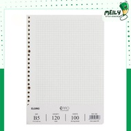 B5 Caro 5x5 notebook insert - 100 thick Klong sheets MS 546 VPP KLONG