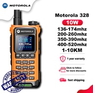 วิทยุสื่อสาร วอ Motorola GP-328 Plus วิทยุ อุปกรณ์ครบชุด ระยะการสื่อสาร 1-10km VHF/UHF FM Transceiver อายุแบตเตอรี่ยาวนาน เครื่องส่งรับวิทยุ