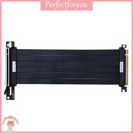 ❥perfectFU  Graphics Card Extension Cable EMI Shielded GPU Extension Cord PCIE 3.0 Extension Cable E