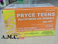 PRYCE TEENS Multivitamins with Minerals plus CGF - 50 Capsules  - FDA - FR - 76379