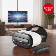 3D VR Headset with Smartphone Controller for Mobile Gaming and Video