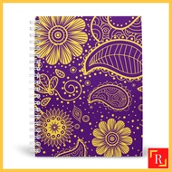 Spiral Notebook/Double Ring Notebook-(A4/A5 | Line/Blank | 80gsm)-Paisley 2|ROYCE PUBLISHING