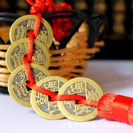 Five Emperor Coin String, Lucky Coin Chain, Five Emperor Coin (String of 5 Coins)