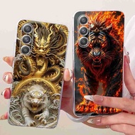 For Samsung Galaxy A54 Case Cool Tiger Painted Cover Soft TPU Phone Case For Samsung a54 A54 5G Fund