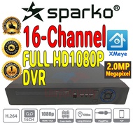 16CH 16CHANNEL 1080P DVR 2.0MP SPARKO CCTV 16-CH Digital Video Recorder Full HD 2MP P2P View on phon