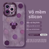 YOUSIDUN | Ốp Lưng Silicone Tím có Dây Đeo cho iPhone 17 Pro 16 Pro Max 15 Pro Max 17 Air