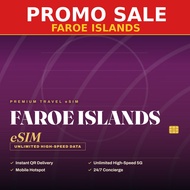 [PROMO] Faroe Islands Travel eSIM 1GB-5GB Data | Big Sale | Instant QR | 4G/5G