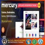 Mercury - Gambling & Casino Affiliate WordPress Theme. News & Reviews 3.9.1