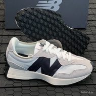 New Balance New High Quality Running Shoes 327 White Retro Gray Running Shoes Casual Sport Lightweight and Comfortable Men Women OP1616
