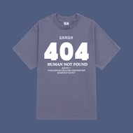 T-shirt model "404 Error" local brand THE WEINS, oversized t-shirt with loose sleeves, basic round n