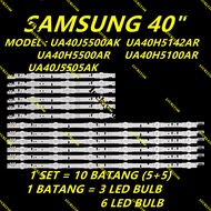NEW 10PCSET UA40J5500AK / UA40H5142AR / UA40H5500AR / UA40H5100AR / UA40J5505AK SAMSUNG 40" LED TV B
