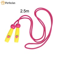 [Perfeclan] 5x Cloth Jump Rope Adjustable Birthday Gift Jumping Rope with Wooden Handles 8.2ft Skipping Rope for Workout Children Develop Interest Trainer