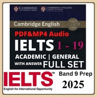2025 IELTS Academic & General Training Complete Set ANSWERS Provided (PDFs/MP3 & 4) ielts