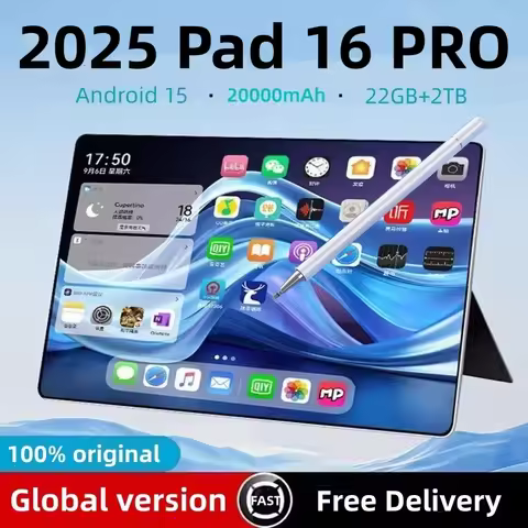 New Pad 16 PRO 5G Dual SIM Tablet Android 11" 24GB+2TB Original Upgraded Children's Kids Tab Global 