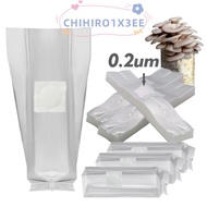 CHIHI 50pcs Edible Mushroom Breathable Bag, 0.2um Filter