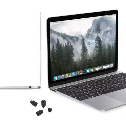 Anti Dust Plugs Port Covers for 2023-2016MacBook Air 15 13 M4 M3 A2941 A2681 A2337 MacBook Pro 14 A2